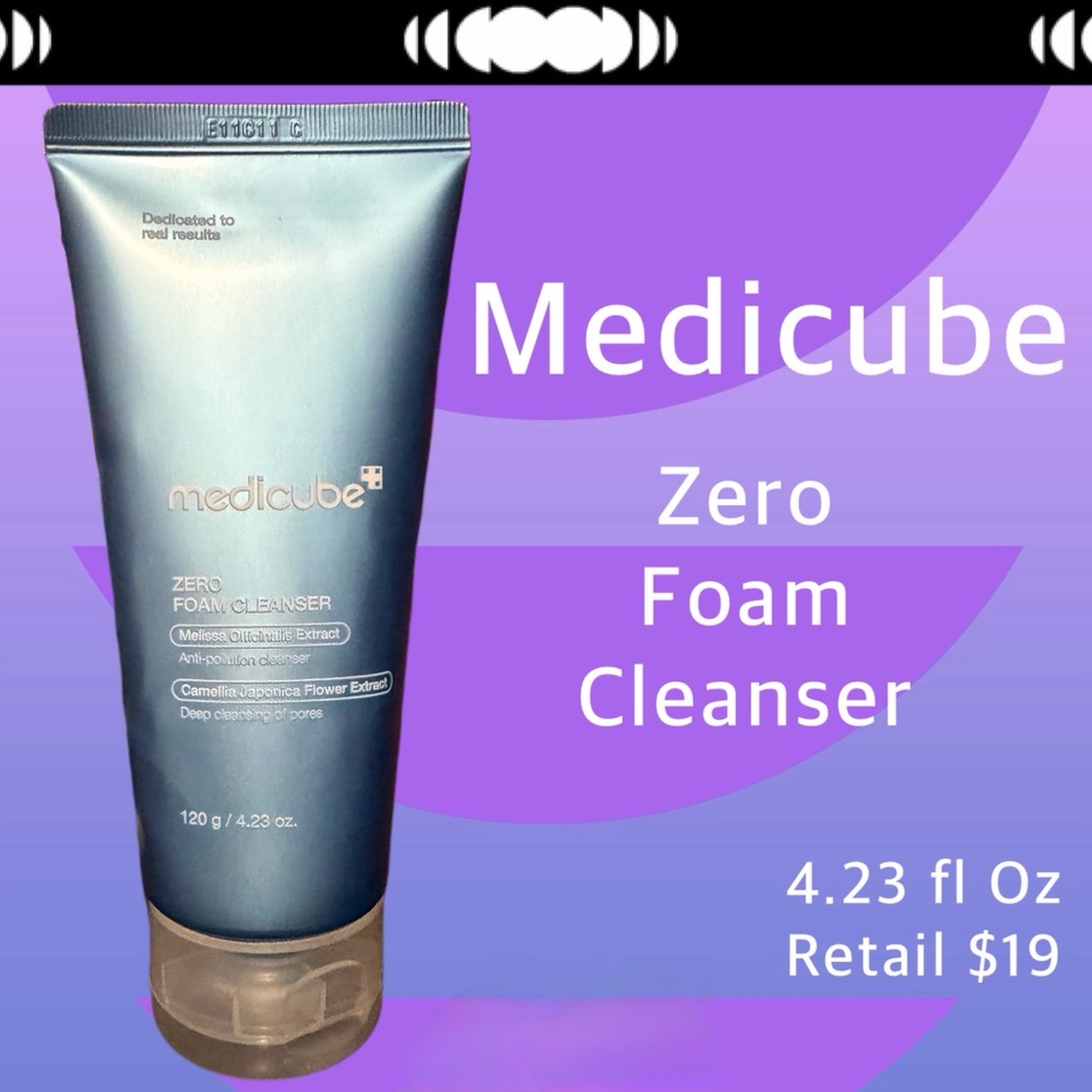 medicube Facial Cleanser Zero Foam Cleanser, 4.23 fl oz
